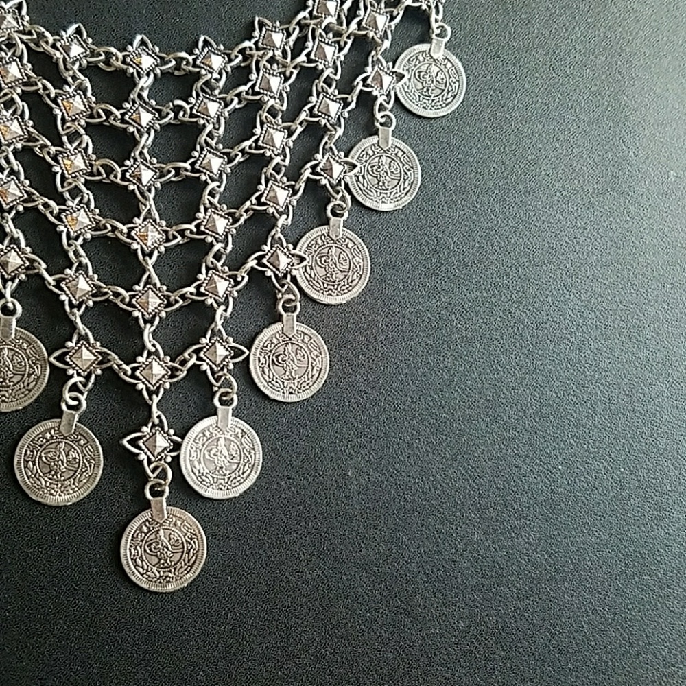 Boho Coin Statement Necklace Bundle - image 2